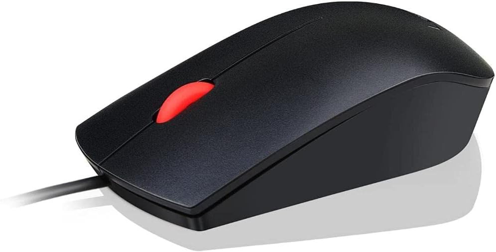 Lenovo Mouse Wired - Black - 4Y50R20863