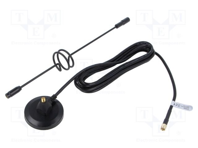 Antenna; black; SMA; 50W; 600MHz÷2.7GHz; 50Ω; 3m; 14dBi; -20÷85°C