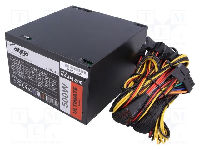 Power supply: computer; ATX; 500W; 3.3/5/12V; Ultimate