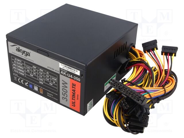 Power supply: computer; ATX; 350W; 3.3/5/12V; Ultimate