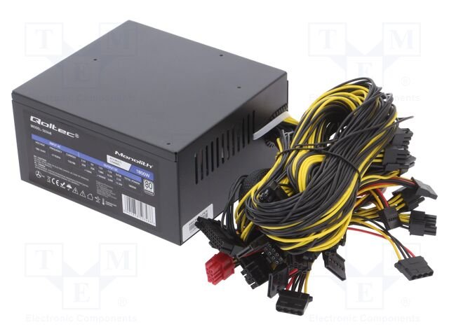 Power supply: computer; ATX; 1800W; 3.3/5/12V; Plus Platinum