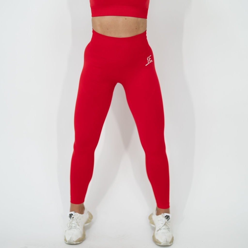 Reshape Red High-Waist Leggings