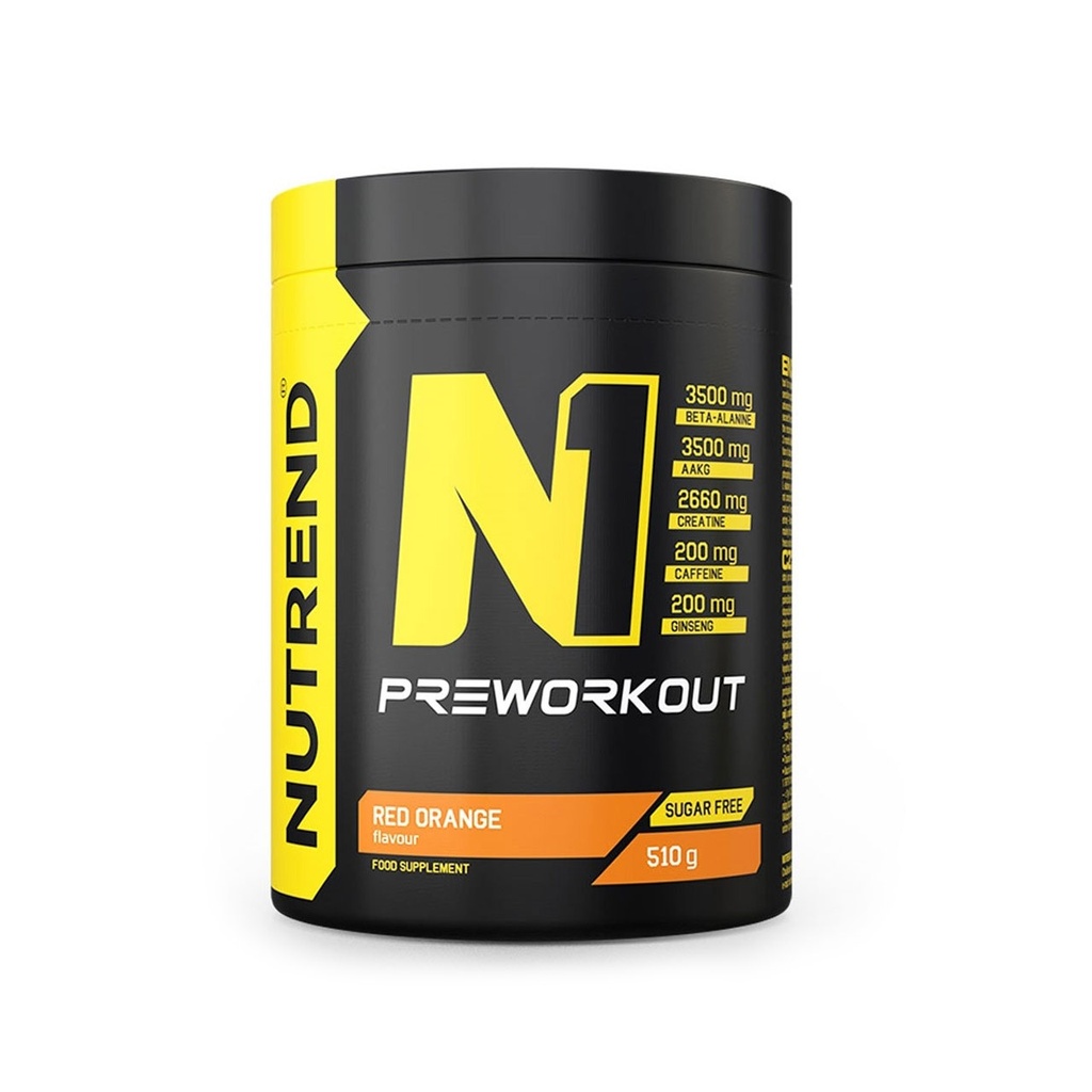 Nutrend N1 Pre-Workout 510 g - 30/60 Servings