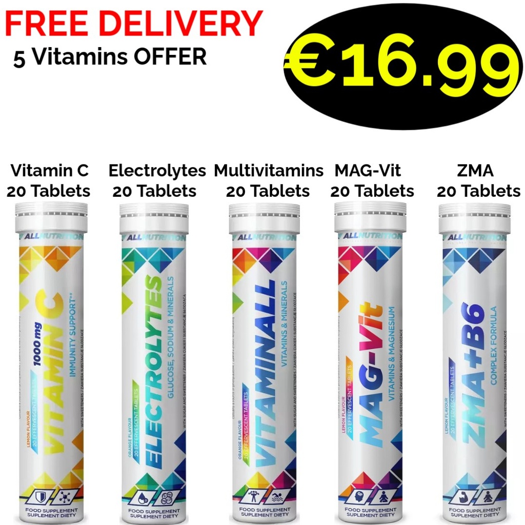 All Nutrition 5 Vitamins AMAZING Offer