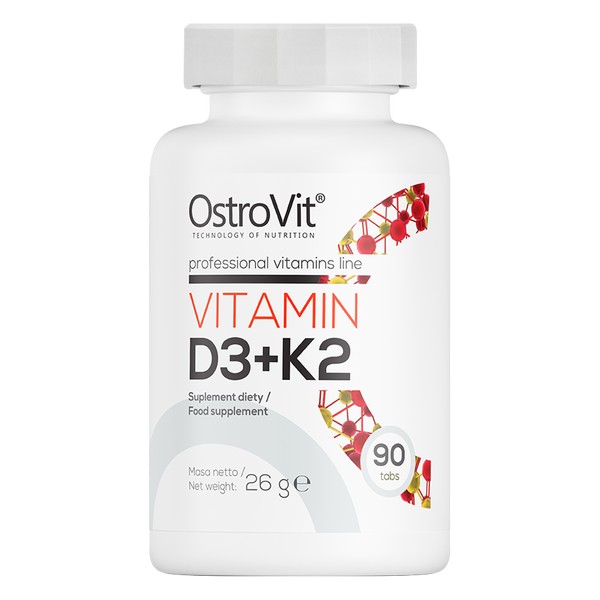 OstroVit Vitamin D3 + K2 90 Tabs - 90 Servings