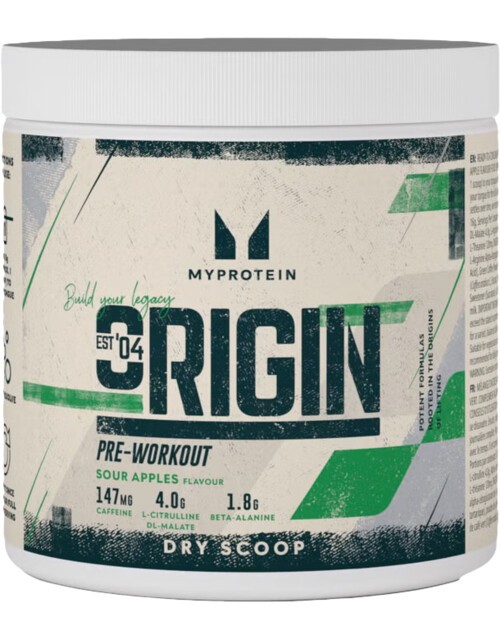 Exp 31/10/2025 MyProtein Origin Pre-Workout 288 g - 18 Servings