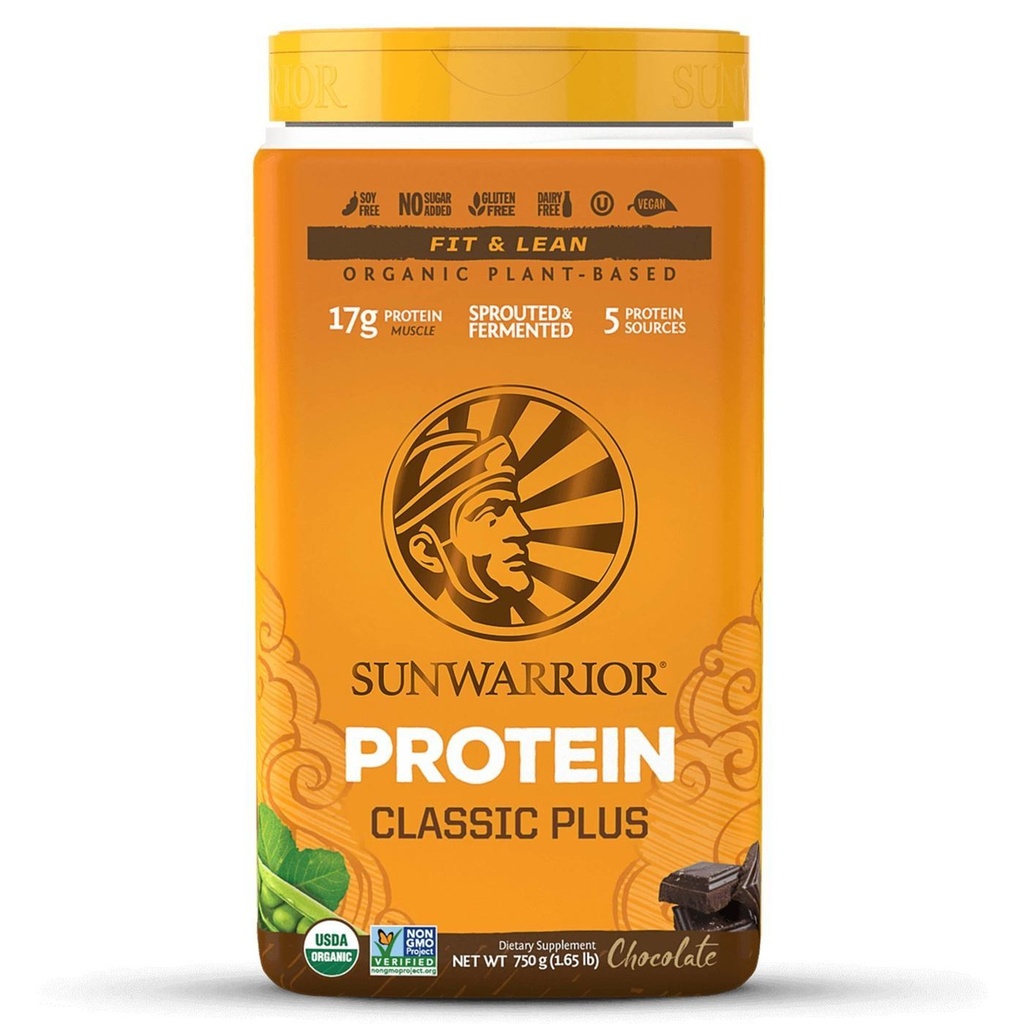 Sunwarrior Vegan Protein Classic Plus 750 g - 30 Servings