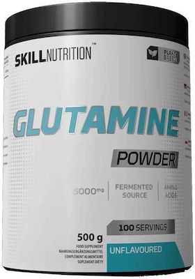 Skill Nutrition Glutamine Powder Unflavoured 500 g - 100 Servings
