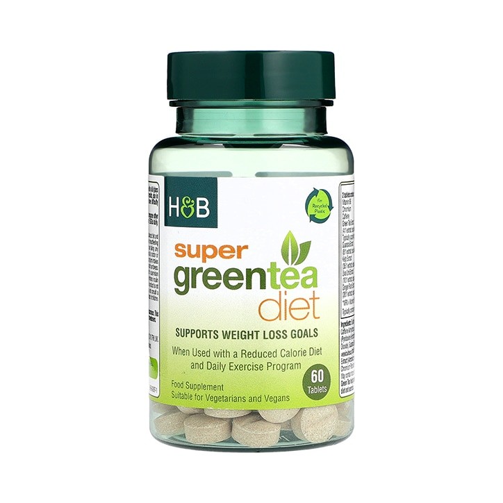 Holland & Barrett Super Green Tea Diet 60 Tabs - 30 Servings