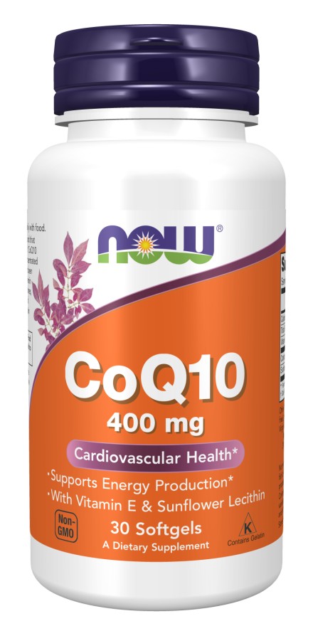 NOW Foods CoQ10 400 mg 30 Softgels - 30 Servings