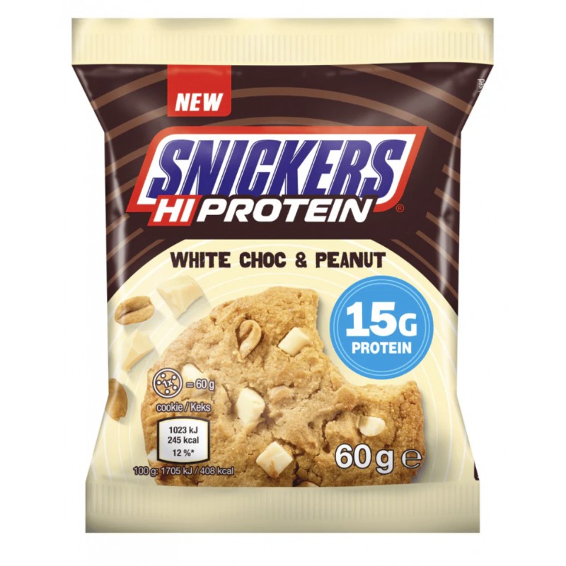 Mars Protein	Snickers White High Protein Cookie 60 g