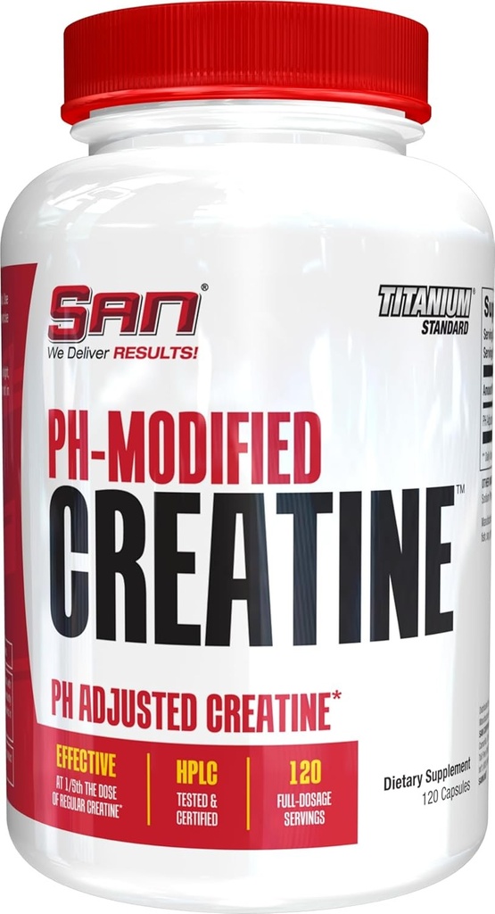 SAN PH-Modified Creatine 120 Caps - 120 Servings
