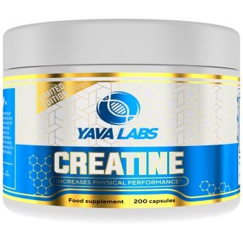 Yava Labs Creatine 200 Capsules - 50 Servings Limited Edition