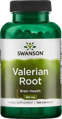 Swanson Valerian Root 475 mg, 100 Caps - 50 Servings