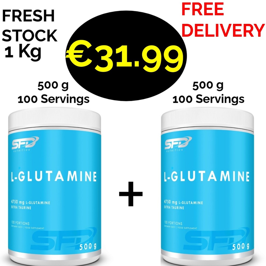 1+1 Fresh Stock!!! Sfd Nutrition Glutamine 1000 g - 200 Servings