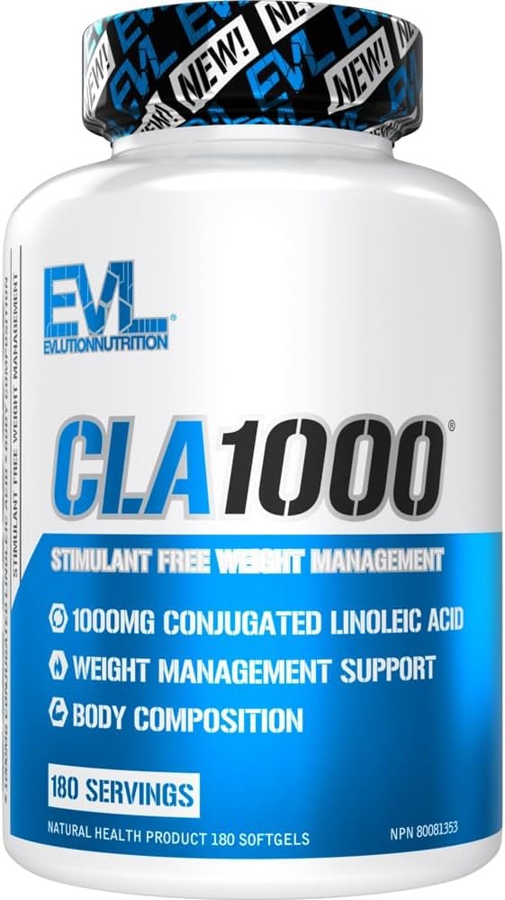 EVL Nutrition CLA 180 Softgels - 180 Servings