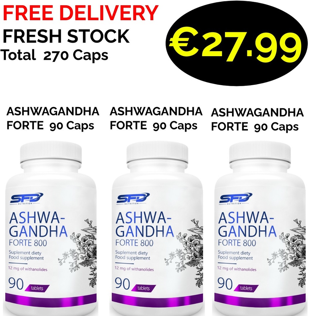 SFD Nutrition ASHWAGANDHA FORTE 800 90 Capsules - 90 Servings