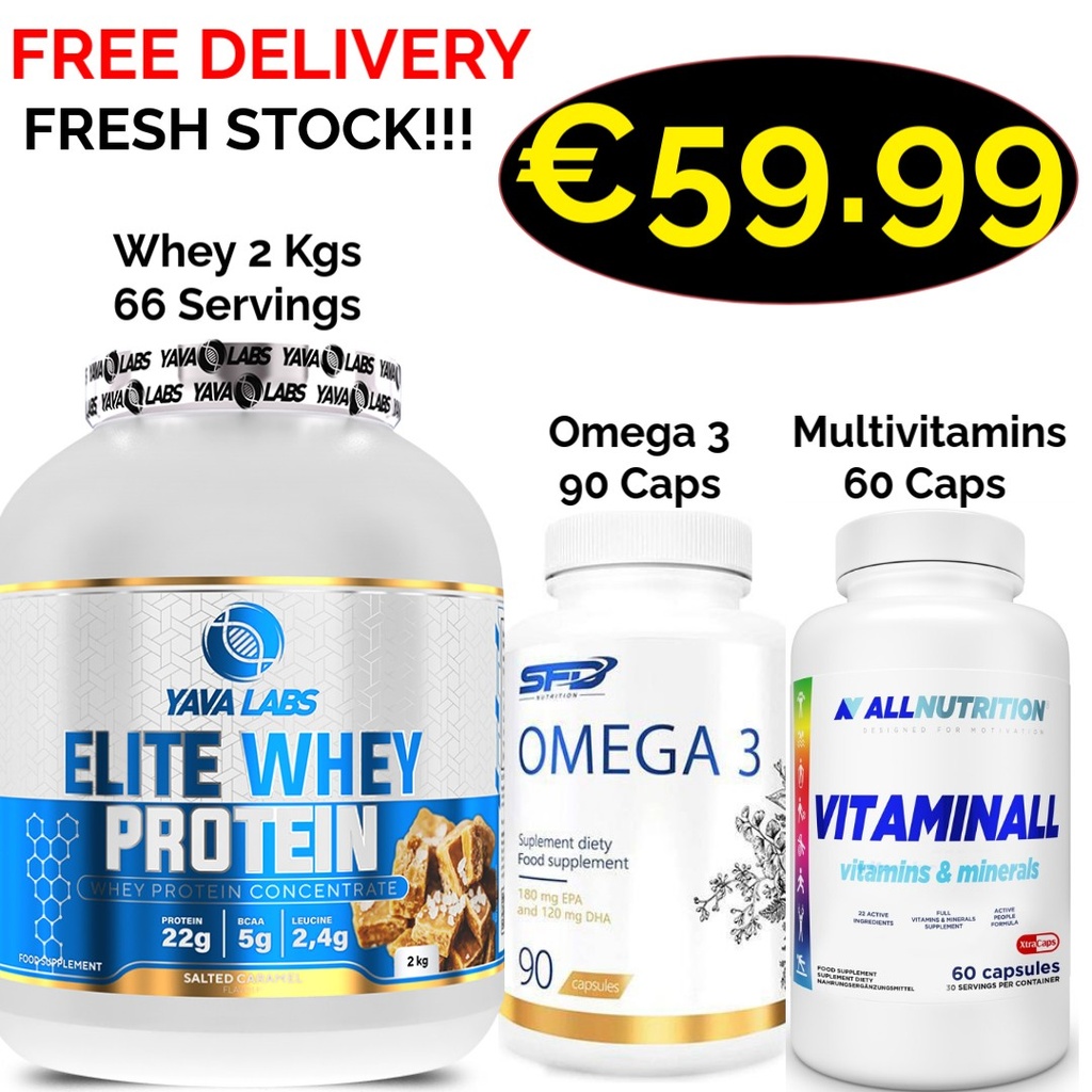 Yava Lab Elite Whey Protein 2000 g - 66 Servings + 2 Products