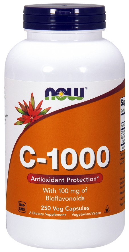 Now Vitamin C-1000 Veg 250 Tabs - 250 Servings