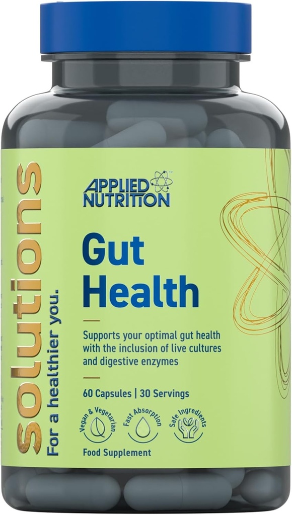 Applied Nutrition Gut Health Capsules 60 Caps - 60 Servings