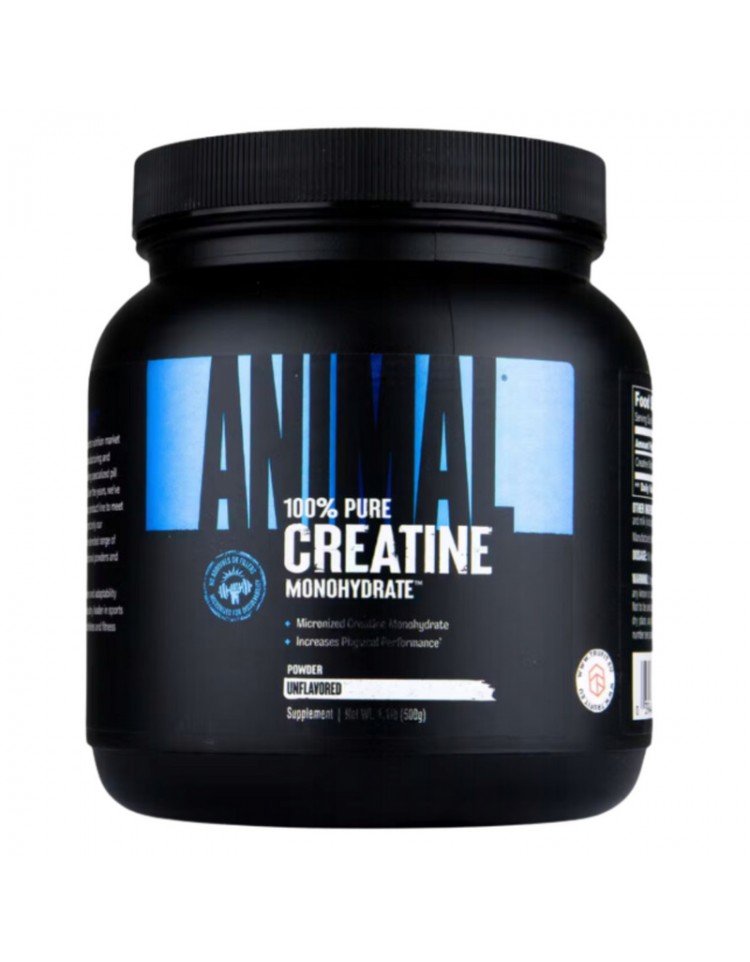 Animal Micronized Creatine Powder 500 g - 100 Servings