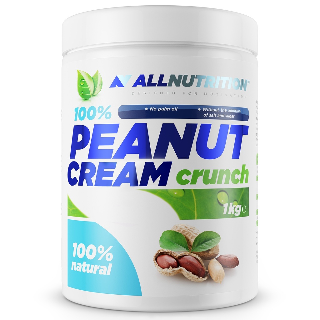 Exp 31/10/2025 ALL NUTRITION PEANUT BUTTER CRUNCH PEANUT CREAM 1000 g - 40 Servings