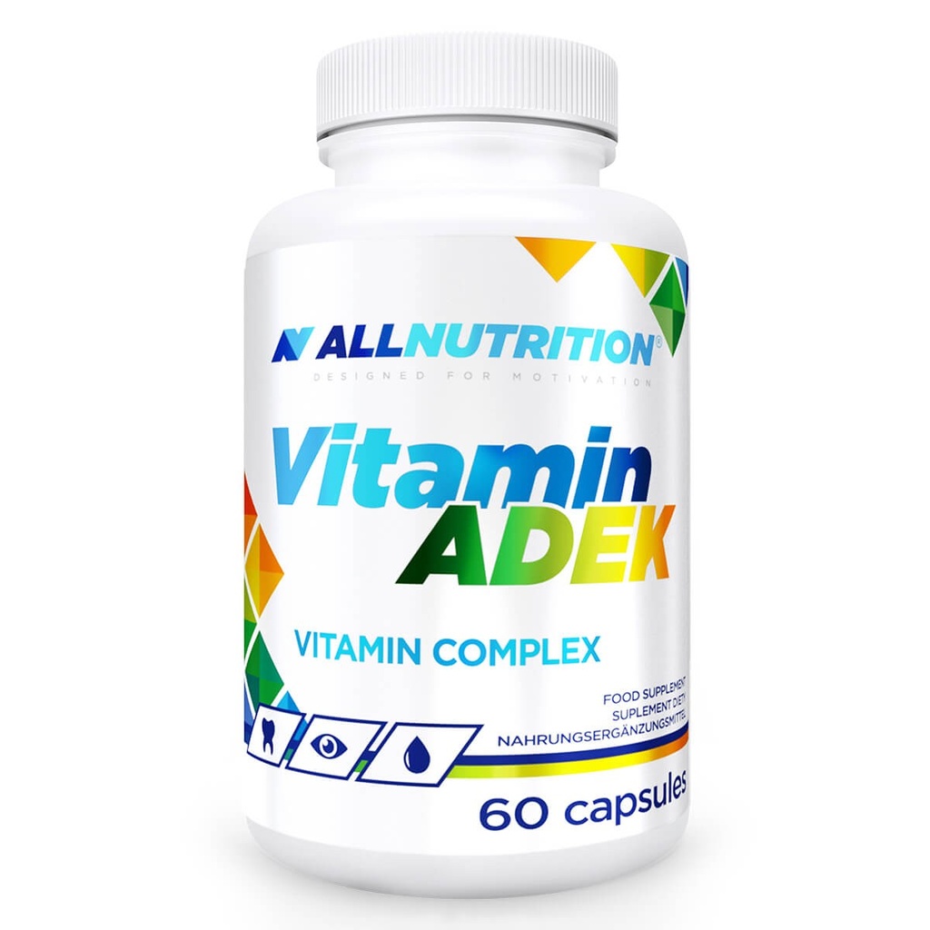 Exp 30/11/2025 ALL Nutrition Vitamin Adek 60 Caps - 60 Servings