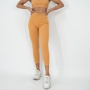 Reshape Dark Orange High-Waist Leggings