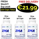 270 Caps FRESH STOCK!!! ALL Nutrition ZMAX 270 Caps - 135 Servings