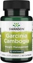 Swanson, Garcinia Cambogia 5:1 Extract, 60 Caps - 60 Servings