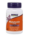 Now Melatonin 3 mg 60 Veg Caps - 60 Servings