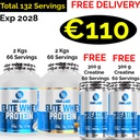 1+1 FRESH STOCK!!! Yava Lab Elite Whey Protein 4000 g - 132 Servings + 2x Creatine 600 g -120 Servings