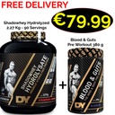 Dorian Yates Protein Shadowhey Hydrolyzed 2.27 Kg - 90 Servings + Blood & Guts 380 g