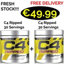 1+1 Fresh Stock!!! Cellucor C4 Pre-Workout Ripped 60 Servings