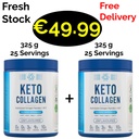 1+1 Fresh Stock!!! Applied Nutrition Keto Collagen, Unflavoured - 325 g - 25 Servings